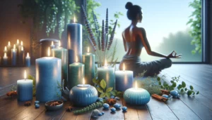свечи для медитации с травами