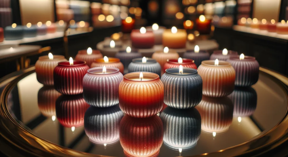Декоративные ароматические свечи